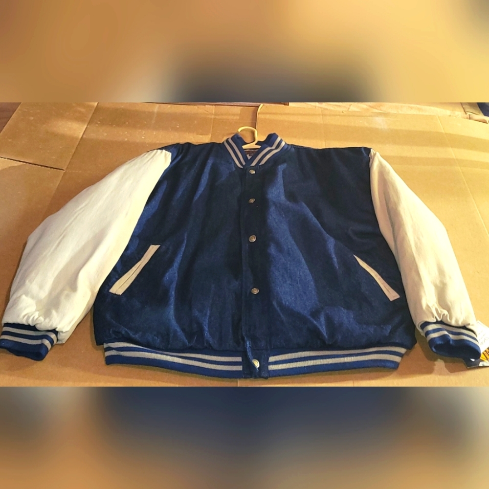 Vintage Sierra Pacific Denim Bomber